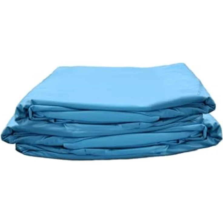 CF Poolfolie Ersatzfolie Ovalformbecken 730x360x120cm, 0,6mm Dicke, overlap, blau