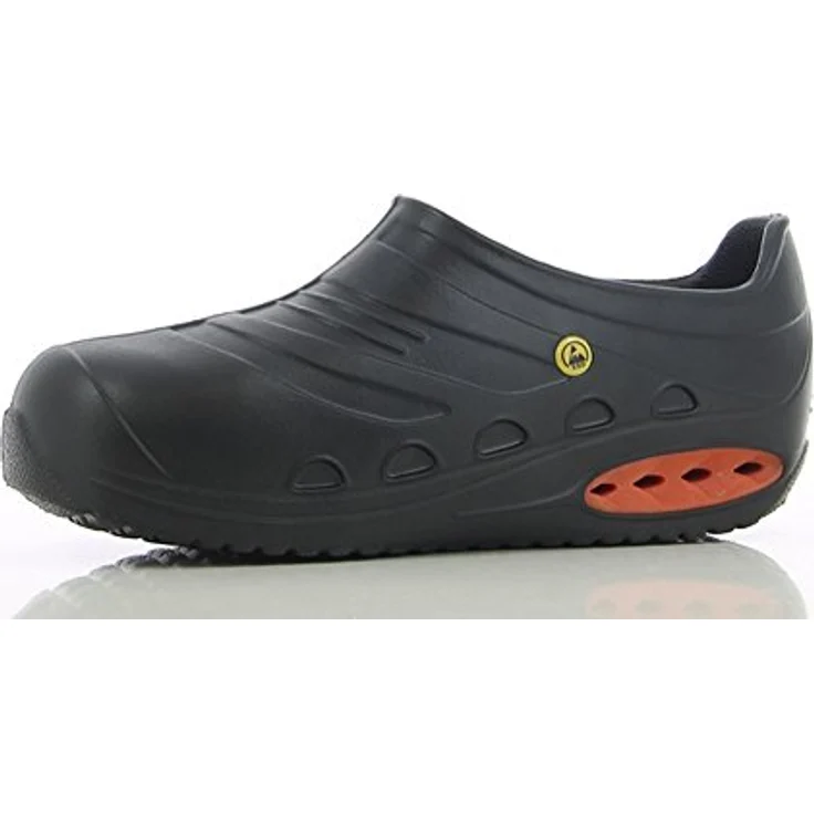 Safety Jogger Clog OXYVA OB Sicherheitsschuh wasserdicht, leicht und flexibel, ESD, rutschhemmend, metallfrei, maschinenwaschbar, schwarz – Bild 4