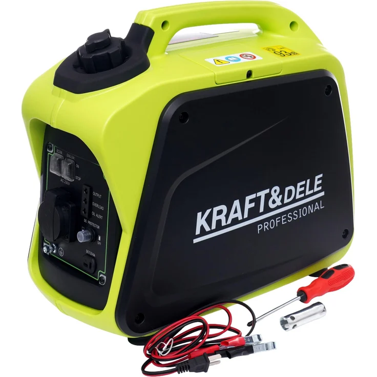 KRAFT&DELE KD680 Inverter Stromerzeuger, 1,8kW, superleise, tragbar, für Outdoor, Camping, Wohnmobil, Notstromaggregat Benzin