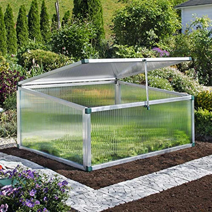 Beckmann FT3 Frühbeet Typ Allgäu Modell 3 Größe 2 mit 16 mm Polycarbonat Stegdreifachplatten – Bild 3