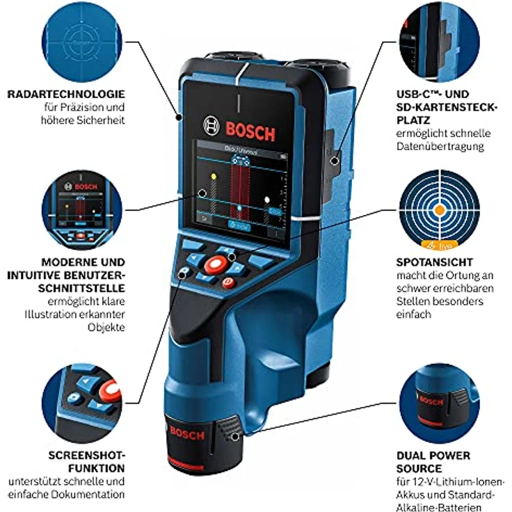 Wallscanner D-Tect 200 C inkl. Zubehör – Bild 2