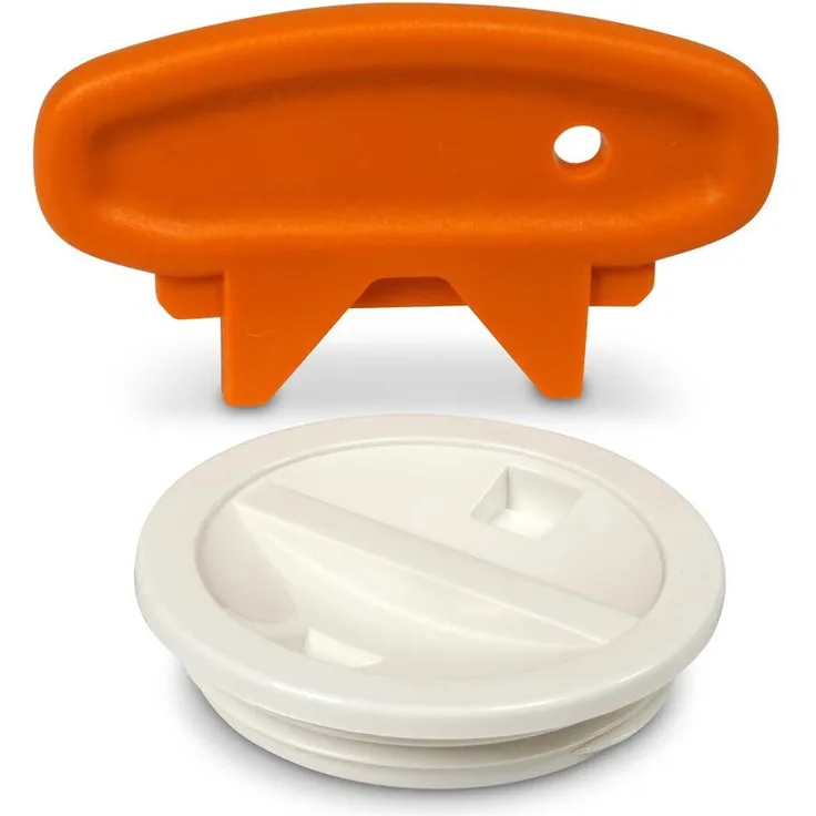 Astralpool Multifunktionsschlüssel + Verschlusskappe für Einströmdüse, 47mm Gewinde für Multiflow Einlaufdüsen