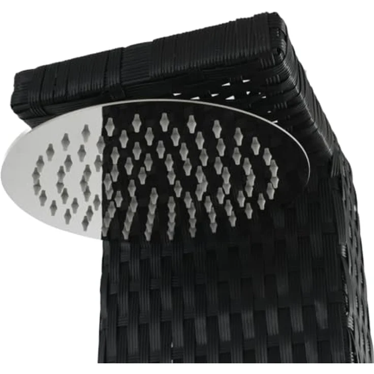 VidaXL Gartendusche Poly Rattan WPC – Bild 4