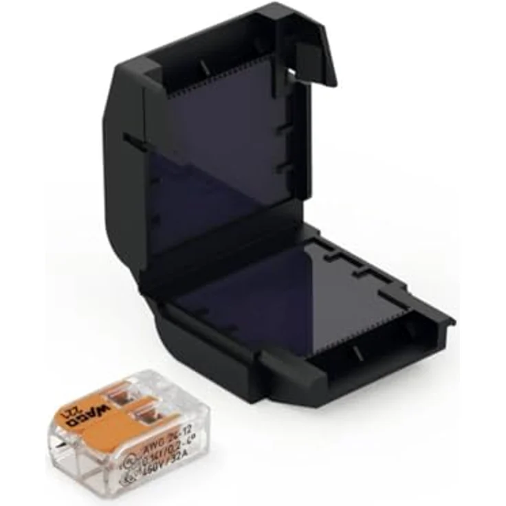 CellPack 407858 EASY-PROTECT/112 Gelbox für Verbindungsklemmen, feuchtigkeitsgeschützt, flexibles Kabel 0.2-4mm², starr 0.2-4mm², Schwarz – Bild 2