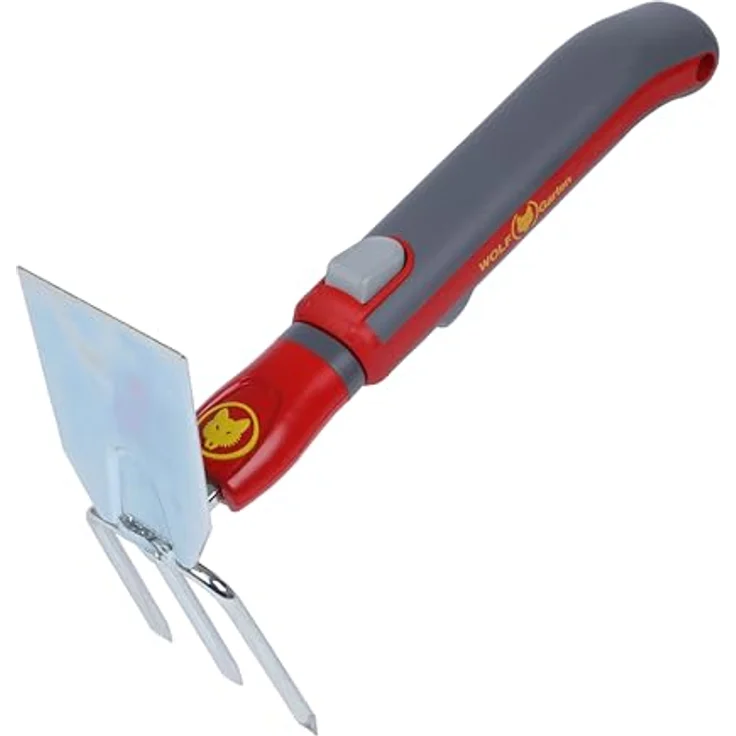 WOLF-Garten Mini-Hacke LN-M -ZM 015, multi-star, rot-gelb, 7cm, mit Kurzstiel ZM – Bild 2