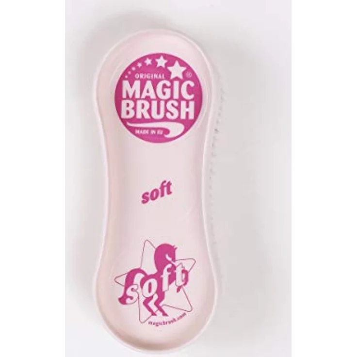 Trend Line Pferdebürste MagicBrush Soft, white lily - Ultraweiche Borsten und sanfte Massage, für zufriedene Pferde – Bild 3
