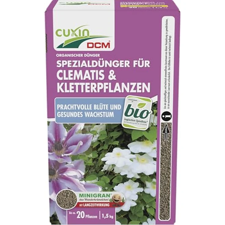 Cuxin Clematis- & Kletterpflanzen-Dünger 1,5 kg – Bild 1