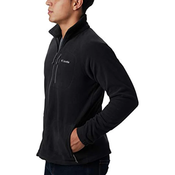 Columbia Winterjacke Fast Trek II Full Zip Fleece, Mikrofleece aus 100% Polyester, Schwarz – Bild 4