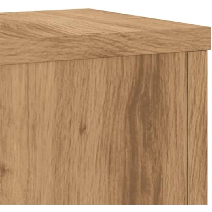 vidaXL Blumenständer Pflanzenständer 2 Stk. Artisan-Eiche 17x17x60 cm Holzwerkstoff (2 St) – Bild 8