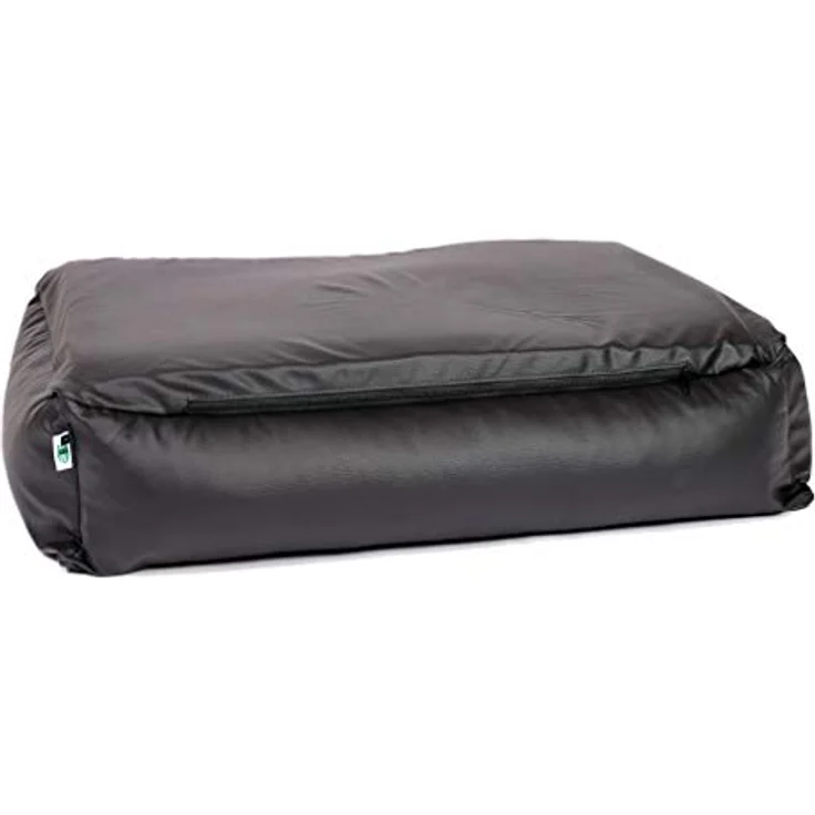 CopcoPet – Hundebett Paco Kunstleder – Schwarz Gr: L ca. 90 x 70 cm – Bild 2