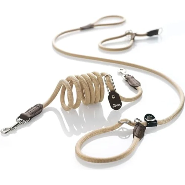 Hunter Retriever-Hunde-Leine Freestyle beige 8-120 – Bild 5