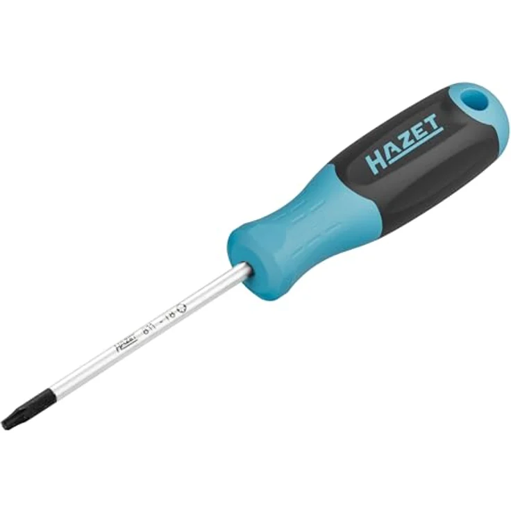 HAZET Schraubendreher 811-T8, Innen TORX Profil, rutschfester 3-Komponenten-Griff, Rundklinge, Länge 127 mm – Bild 1