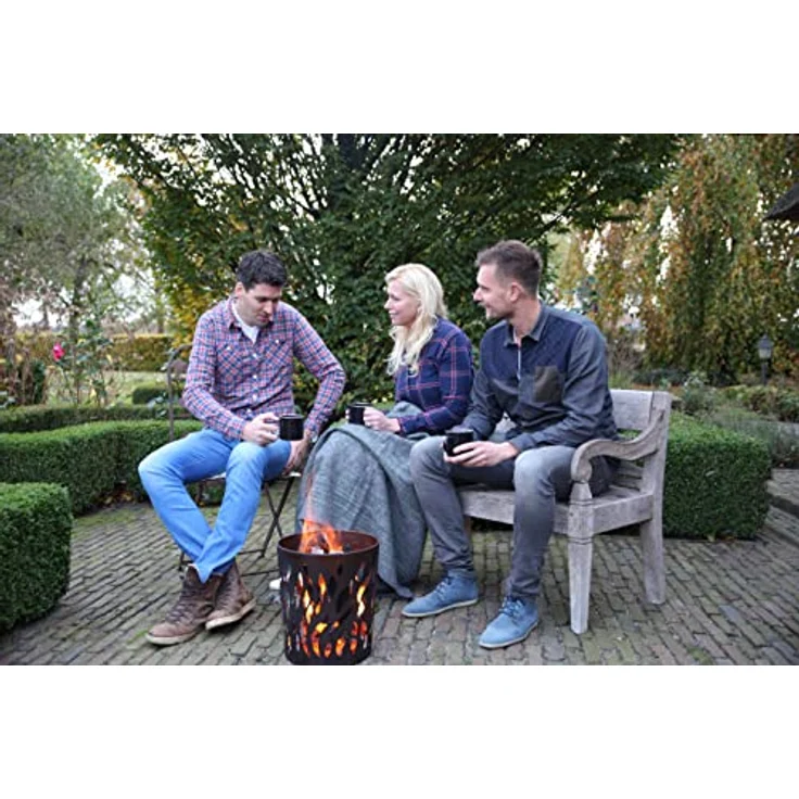 Esschert Design Feuerkorb Rost Rund FF216 – Bild 5