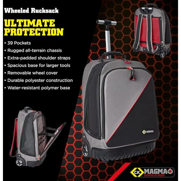 C.K MA2654 Universal Werkzeugrucksack unbestückt (B x H x T) 380 x 550 x 240mm – Bild 6