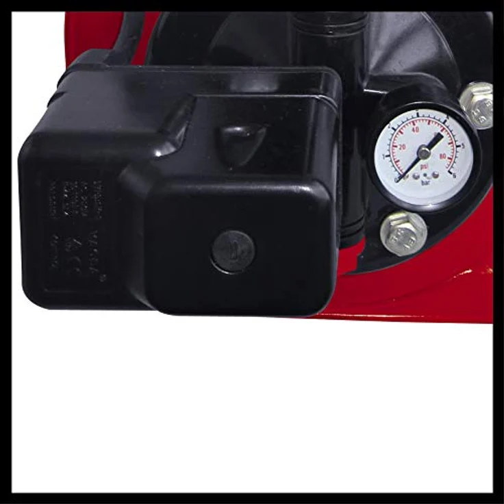 Einhell Hauswasserwerk GC-WW 6538 (650 W, 3,6 bar Druck, 3.800 l/h Förderleistung, integrierter Druckschalter, Manometer, 20l Behälter, inkl. 7 m Saugschlauch) Hauswasserwerk 8 m – Bild 4