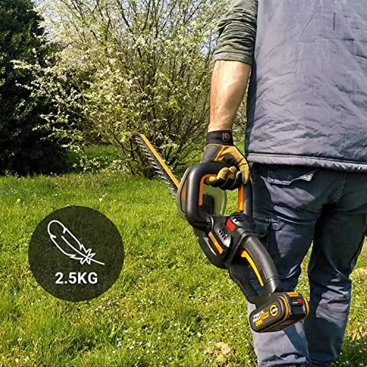 Worx Akku-Heckenschere WG263E.9 Nitro, 54 cm Schnittlänge, 27 mm Zahnabstand – Bild 4