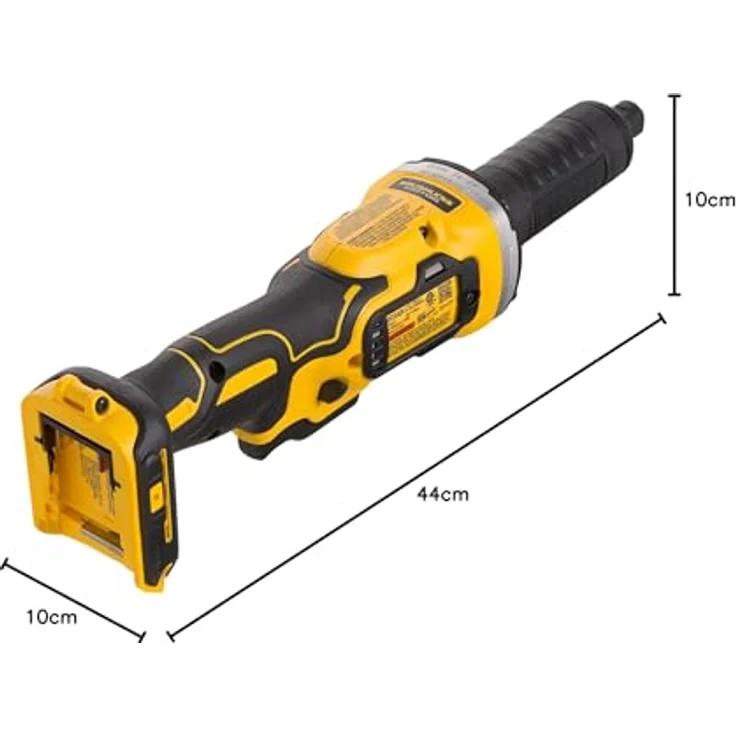 DeWalt Akku-Geradschleifer DCG426N, 18Volt, gelb-schwarz – Bild 3