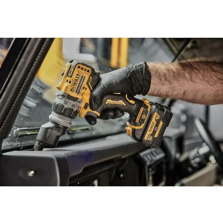 DeWalt Akku-Bohrschrauber DCD703NT-XJ 12V, Akkuschrauber 4 Wechselköpfen, TSTAK-Box – Bild 5