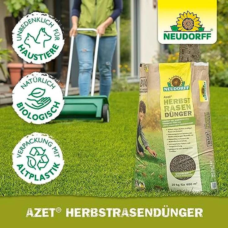 Neudorff Azet Herbst Rasen Dünger 10kg – Bild 5