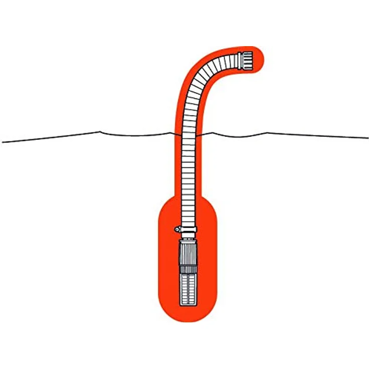 Gardena Sauggarnitur 3.5 m: Robuster Saugschlauch zum Anschluss an die Gartenpumpe, mit Saugfilter und Rückflussstop, Durchmesser 25 mm (1411-20) – Bild 4