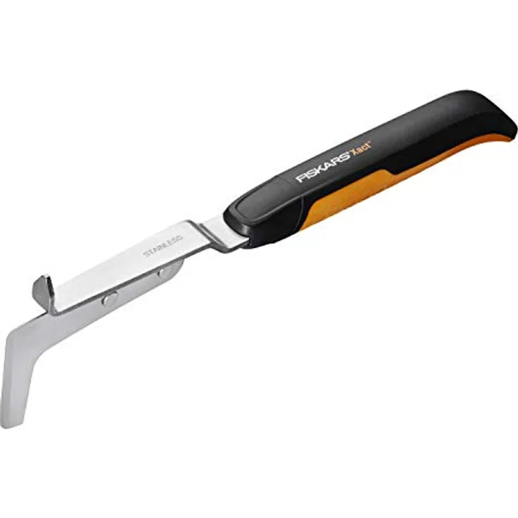 Fiskars Kleiner Fugenkratzer zum Entfernen von Unkraut und Moos, Länge: 33,8 cm, Schwarz/Orange, Hochwertiger Stahl/Glasfaserverstärkter Kunststoff, Xact, 1027045 – Bild 1