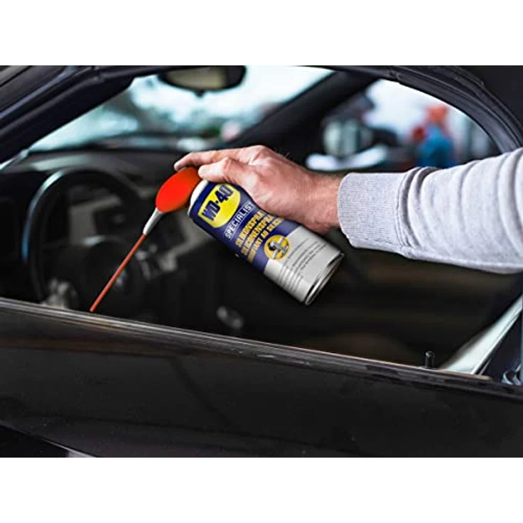 WD-40 Silikonspray 'Specialist', farbloses Hochleistungs-Silikonspray, 300 ml, wasserabweisend und feuchtigkeitsgeschützt, geeignet für Metall, Kunststoff und Gummi – Bild 9