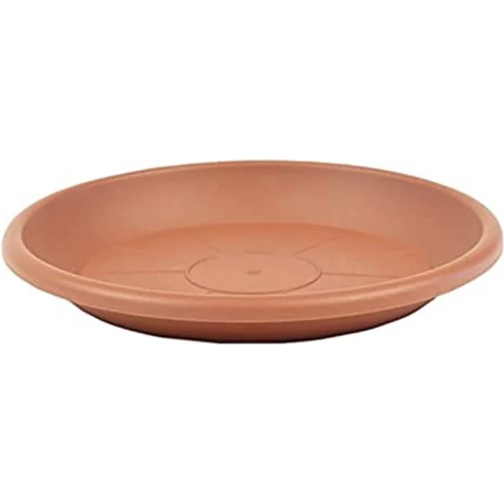 Greemotion Blumentopfuntersetzer Terrakotta, Untersetzer Blumen, 39 cm Durchmesser, 5 cm Höhe, Kunststoff, UV-beständig – Bild 1