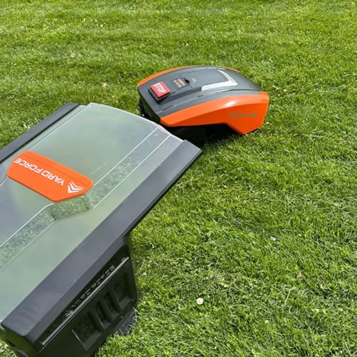 YARD FORCE Easymow 260B Plus, Rasenmähroboter mit Bluetooth-App-Steuerung, 20 V Akku und Mähroboter-Garage – Bild 5