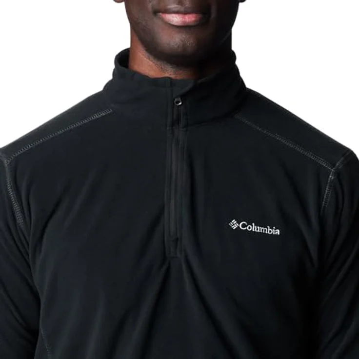 Columbia Klamath Range II, Herren Jacke aus leichtem Fleecematerial für Lagenlook, Schwarz, Größe M – Bild 6