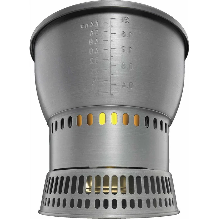 Esbit Campingkocher, Gaskocher mit 1,8 L & 2,35 L Töpfen, sehr leicht, hart anodisiertes Aluminium, inkl. Spiritusbrenner und Pfanne mit Antihaftbeschichtung