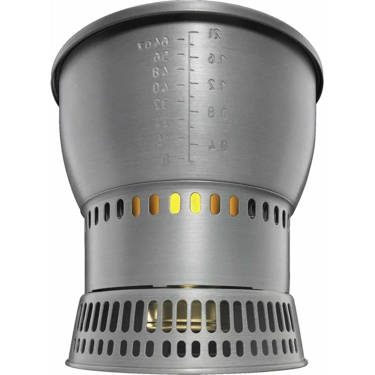 Esbit Campingkocher, Gaskocher mit 1,8 L & 2,35 L Töpfen, sehr leicht, hart anodisiertes Aluminium, inkl. Spiritusbrenner und Pfanne mit Antihaftbeschichtung