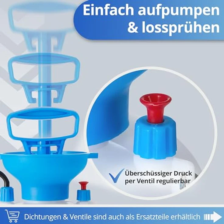 Nanoprotect Drucksprühgerät Drucksprüher - 3 Liter - Pumpsprüher – Bild 5