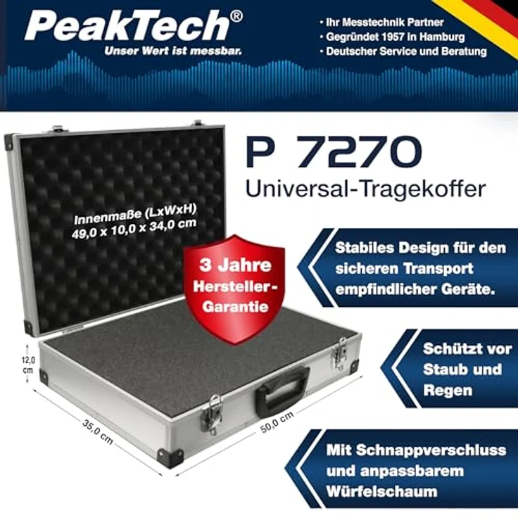 PeakTech Hartschalenkoffer (PeakTech 7270) – Bild 3