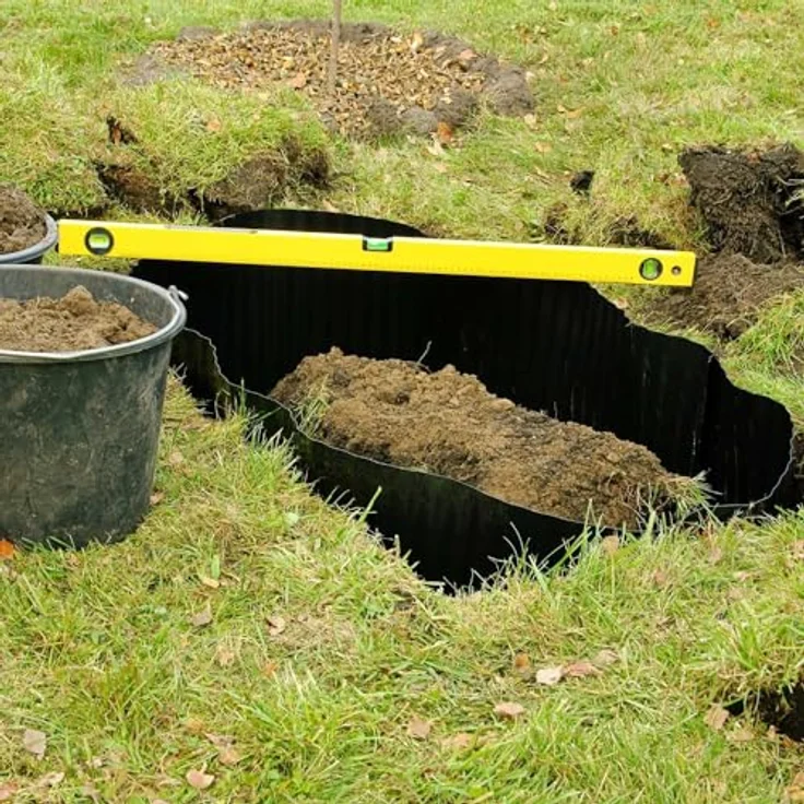 Florade® Wurzelsperre/Rhizomsperre - Premium Wurzelbarriere für Pflanzen & Bäume - 0,6m Breite 5m – Bild 5