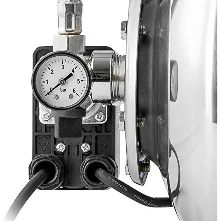 TROTEC Hauswasserwerk TGP 1025 ES ES, Pumpe 3300 l/h, 1000 W, 30 m Förderhöhe, Edelstahl, Auto-Restart, Auto-Stop, für Brauchwasserversorgung und Bewässerung – Bild 5