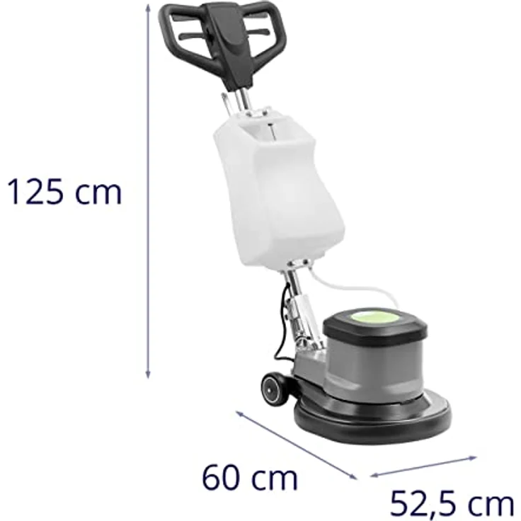 Ulsonix TOPCLEAN 1800PRO+, Einscheibenmaschine mit 1200 W Motor, 175 U/min, schaumstoff- und reinigungsbürste, für verschiedene Bodenbeläge – Bild 7