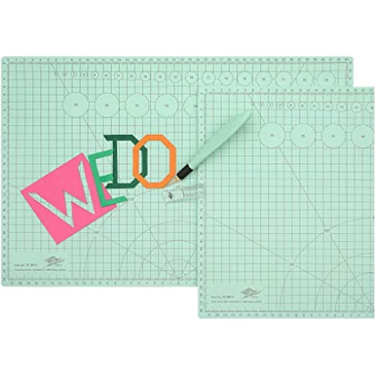 Werner Dorsch Comfortline Pastell Cuttermesser, Skalpell mit 15 cm scharfer Klinge, mintgrün/schwarz und 5 Ersatzklingen – Bild 5