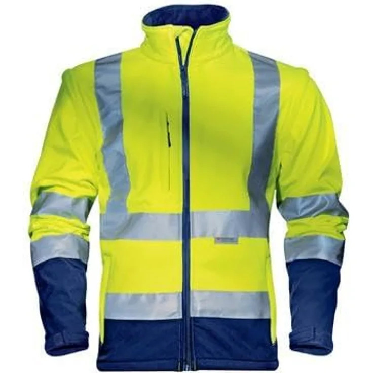 UVEX Herren-Softshelljacke uvex protection flash, Warnschutzkleidung, Größe M