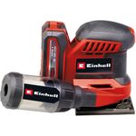 Einhell Akku-Schwingschleifer Faustschleifer TE-OS 18/113 Li - Solo, 22000 U/min, kompakte Bauweise, Staubabsaugung