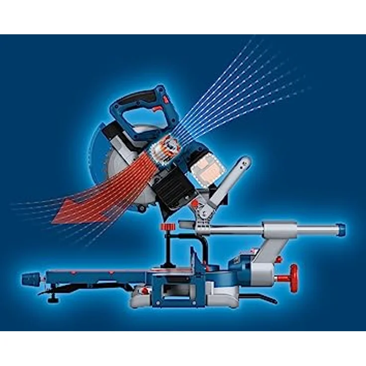 Bosch Professional BITURBO Akku-Kapp- und Gehrungssäge GCM 18V-216 D (66 x 305 mm Schnittkapazität) – Bild 4