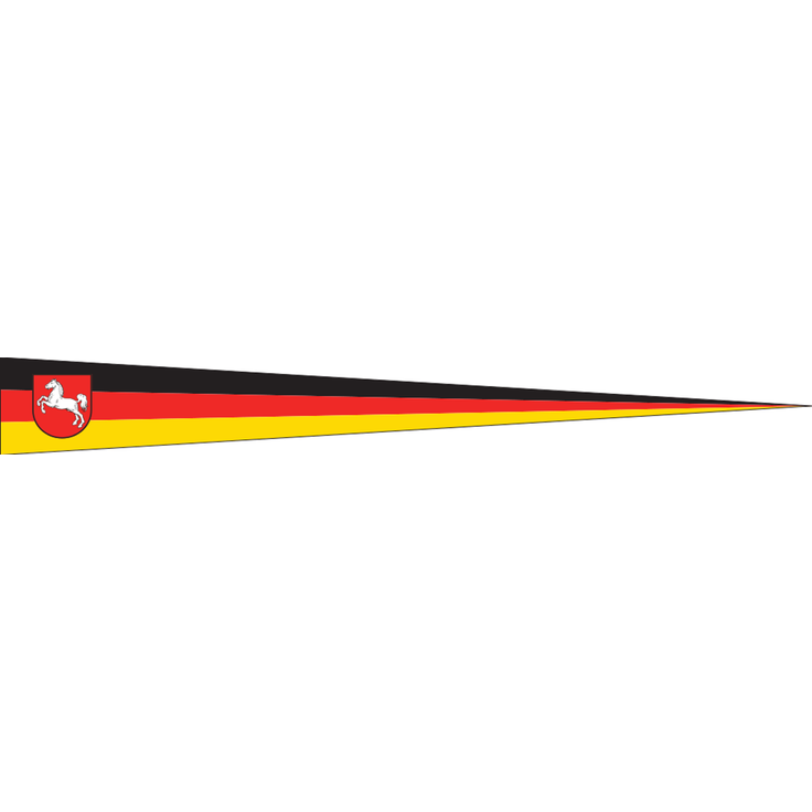 Wimpel Niedersachsen 120 g/m² ca. 30 x 200 cm