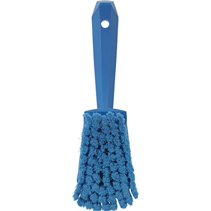 Vikan 41943 Soft/Split Bristles, Washing / Sweeping, Hand Brush, Short Handle, 270mm (Blue) – Bild 3