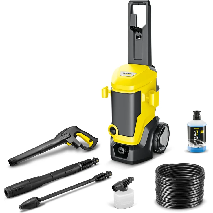 Kärcher Hochdruckreiniger K 7 WCM FJ, leistungsstark mit Vario Power-Strahlrohr, inkl. Schaumdüse und Dreckfräser, blau – Bild 1
