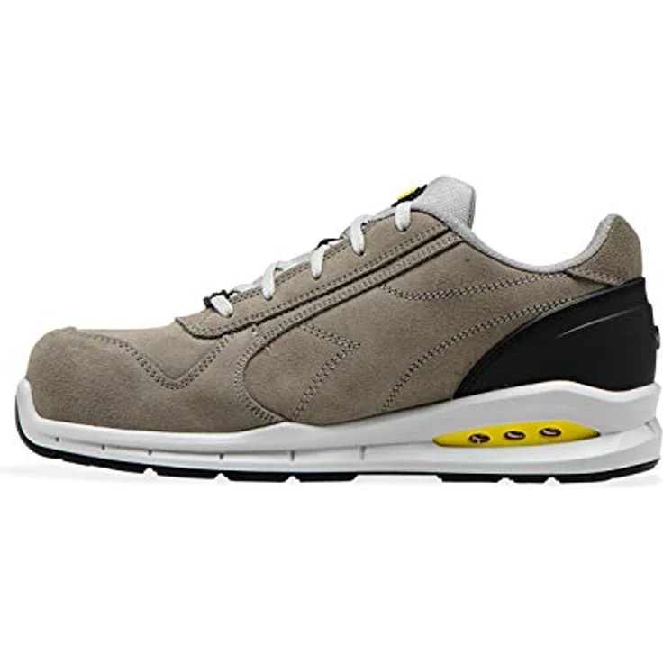 Diadora Utility RUN NET AIRBOX S3, Arbeitsschuhe aus Kalbswildleder, beige, Gr. 42 – Bild 4