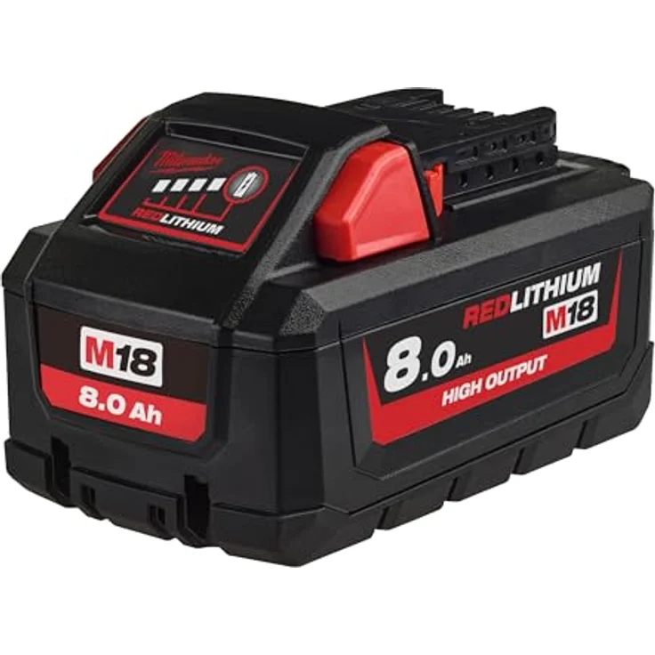 Milwaukee Akku M18 HB8 High Output 18V 8Ah Ersatzakku Akkupack Batterie Red Lithium Ion – Bild 2