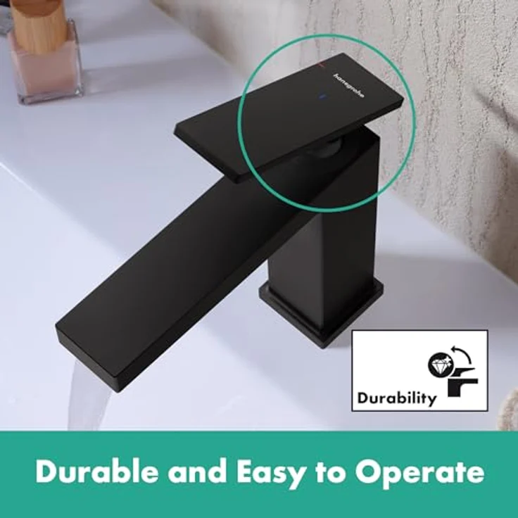 hansgrohe Tecturis E 110 CoolStart Spültischarmatur, Schwarz matt, Wassersparend mit Keramikmischsystem und maximaler Durchflussmenge 4 l/min – Bild 4
