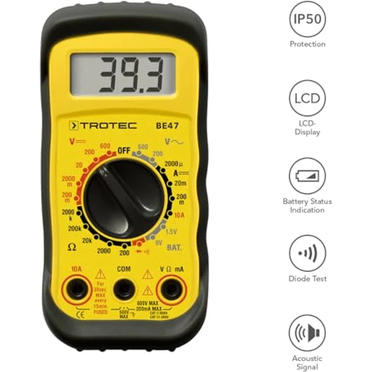 Trotec Multimeter BE47 – Bild 3