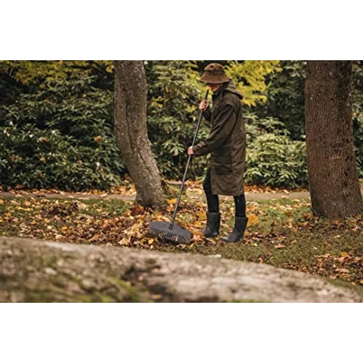 Fiskars Laubbesen-Kopf, 23 Zinken, Verbindbar mit Fiskars Solid Stiel, Breite: 42 cm, Kunststoff-Zinken, Schwarz, M, Solid, 1063089 – Bild 4