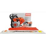 STIHL Benzin-Kettensäge MS 500i-W mit Griffheizung, 50 cm, Gratis Zusatzkette, 3-tlg. - Kettensäge mit elektrischer Griffheizung