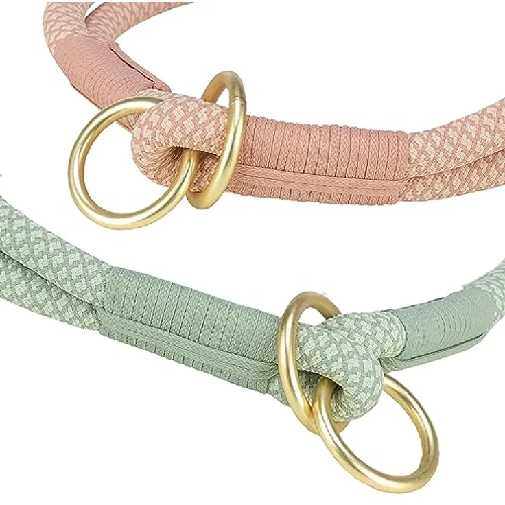 TRIXIE Halsband voor Hond Soft Half-Slip Roze/lichtroze 55x1 cm – Bild 3